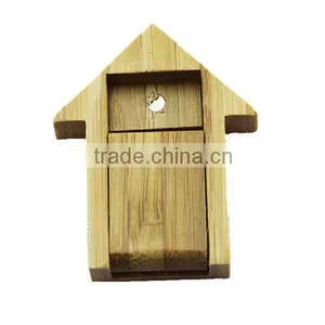 Hot Selling Wooden Push USB Key 4gb thumbnail-2