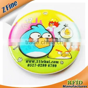 PVC Epoxy Key Fob With Colored Artwork thumbnail-1