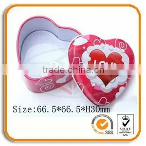 Wedding Favor Heart Shape Gift Tin Box thumbnail-1