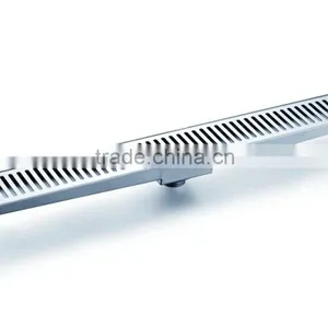 Audemar E Series Straight Edge Sloped Channel Base Stainless Steel Swimming Pool Gutter Drain thumbnail-1