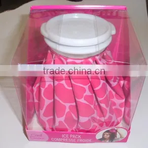 Pink Dot Nice Color Printing Pattern Medical Cooling Cloth Ice Bag Ice Pack thumbnail-1