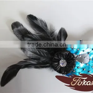 Wholesale Cock Feather Mask For Party Supplies thumbnail-2