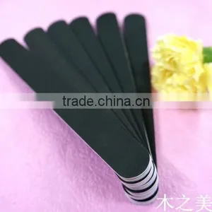 OEM Black High Quality Wood Nail File thumbnail-1