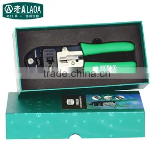 LAOA 8P Hand Crimping Tools / Network Crimping PlierModular Plug Crimping Cutter Crimper Tools for Round Wire Flat Wire thumbnail-4