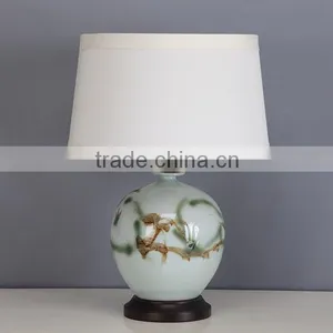 Aqua Decorative Porcelain Lamp for Room thumbnail-6