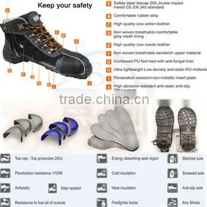 Fashional Rubber Cemented Industrial Safety Boots for Women thumbnail-6