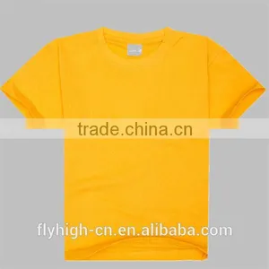 Promotional Simple Design Round Neck Short Sleeve Cotton Kids T Shirt thumbnail-2
