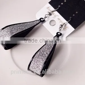 Fashion Punk Girl Dangle Earrings Valentine's Day Gift Silver Gold Black 3 Colors thumbnail-5
