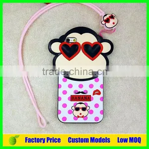 High Quality Factory Direct 3d Cartoon Cell Phone Silicone Case Cover for Iphone 6 6s 6plus Price 1.5usd thumbnail-2
