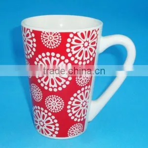 Factory Direct White Porcelain Milk Mug With Custom Printing thumbnail-1