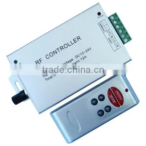 Wireless 12-24V RF RGB Music Audio Controller 6 Key Remote for 5050 RGB Strip thumbnail-1