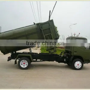Dongfeng 4x2 Small Garbage Truck ,self-loading Garbage Truck thumbnail-1