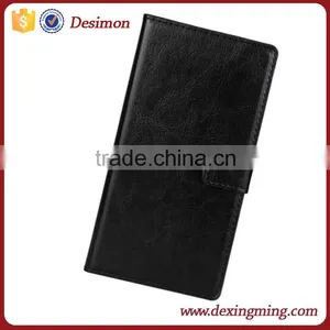 Crazy Horse Custom LOGO Cheap Price for Xiaomi Redmi Note Leather Case thumbnail-2