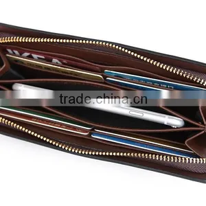 Mens Leather Clutch Bag Premium Money Clip Wallet for Men thumbnail-6
