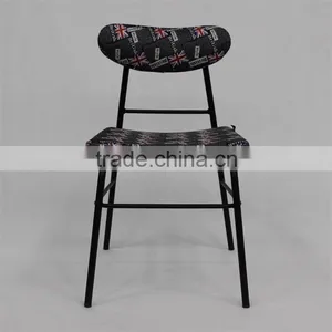 High Quality Wholesale Steel Tube Coffee Chair Hotel Dinning Chairs thumbnail-1
