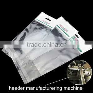 Clear Opp Printing Heat Sealing Header Bag With Self Adhesive Seal thumbnail-1