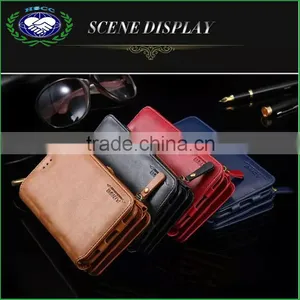 Leather Cell Phone Case Wallet Card Holder Flip Case Cover for Iphone 6 6s 6plus thumbnail-1
