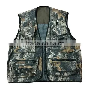 Camouflage Multi Pocket Hunting Fishing Camping Tactical Vest thumbnail-1