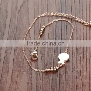 Jewellery Fashionable 316L Stainless Steel Style Fish Charm Sexy Slave Anklet Chain thumbnail-3