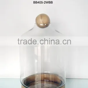 30" Jumbo 3 Photos GLASS DISPLAY CLOCHE DOME BELL LARGE Round Quality Choice thumbnail-1