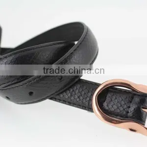 2015 New Design Women Accessories pu Belt With Black Leather for Jeans in YiWu thumbnail-3