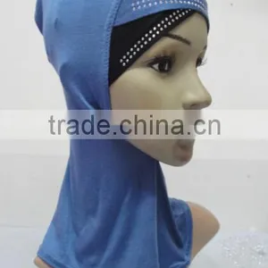 C079 New Style Two Color Ninja Hats With Rhinestones,neck Cover Hats thumbnail-1