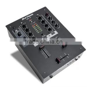 2- Channel dj Box Mixer/live Show/club/bar 100 to 240 V AC Input Mixer Built-in Bluetooth Receiver Mixer thumbnail-1