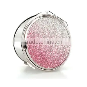 Pink Cosmtic Mirrors Aluminum Mini Makeup Mirror thumbnail-1