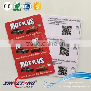 QRCode Plastic 3 UP PVC Key Cards thumbnail-1