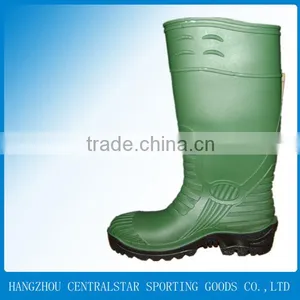 Green Steel Toe Pvc Gumboots Pvc015 thumbnail-1