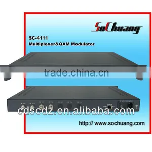 SC-4111 2 ASI IN RF OUT/QAM Modulator Multiplexer thumbnail-1