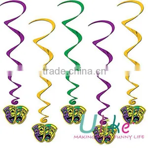 Carnival Dangler Decorations Carnival Decoration Venice Mask thumbnail-1