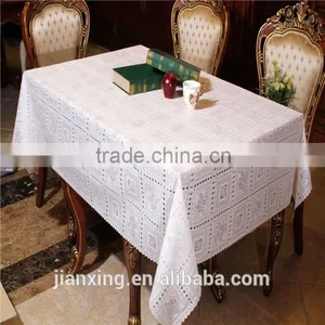 Dongguan Trade Assurance Supplier 137cm PVC Vinyl Lace Table Covers thumbnail-2