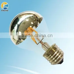 Shadowless Led Bulb Dimmable Mirror Silver Cover 4W 5W 6W 8W Filament Edison Bulb thumbnail-1