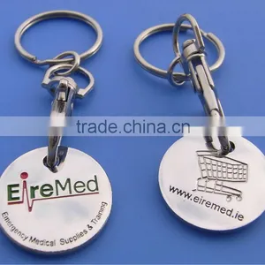 Canadian Loonie Coin Keychain for Shopping Carts Canadian Shopping Cart Token Keychain thumbnail-3