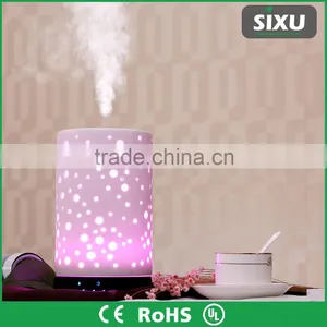 Home Decoration Use Ceramic Flower Reed Diffuser Electric Aroma Air Humidifier thumbnail-5