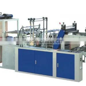 Latest T-shirt Shopping Garbage Bag Bottom Sealing Hot Heating Colad Cut Bag Making Machine thumbnail-1