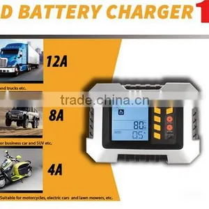 12a Automatic Universal Car Battery Charger thumbnail-5