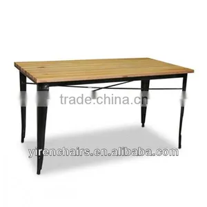 Metal Table With Wood Cover thumbnail-1