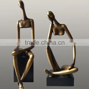 Resin Bronze Abstract Sculptures thumbnail-1