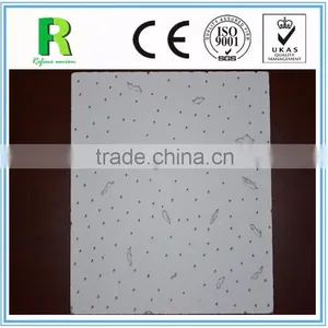 High Quality Beautiful Design Acoustic Mineral Fiber Ceiling Board thumbnail-1