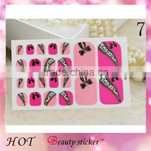 2016 Newest Colorful Nail Wraps Nail Art Sticker Toe Nail Sticker thumbnail-5