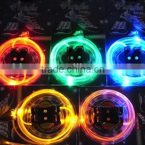 LED Light up Shoelaces Flash Shoestrings-Orange thumbnail-4