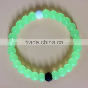 Hot Selling Jewelry String Color Silicone Bead Bracelets thumbnail-5