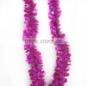 Pink Christmas Decorative Tinsel thumbnail-1