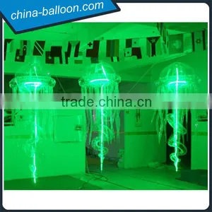 Lighting Inflatable Transparent Jellyfish Balloon/ Inflatable Clear Led Jellyfish for Hanging Decoration thumbnail-2
