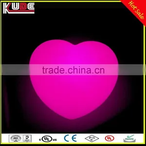 Wedding Decorative Lamp Red Heart Shape Flashing LED Night Light With MultiColor Changing thumbnail-4