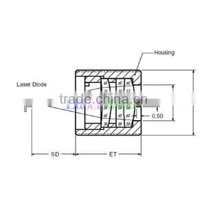 Coated Glass Lens 635nm 650nm 658nm 660nm 670nm Red Laser Diode M9/P0.5 F=8.3 thumbnail-5