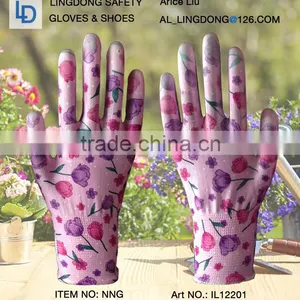 Black PU Coated Working Gloves thumbnail-4