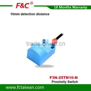 10mm Detection Distance 12-24VDC Front Inductive NPN PNP Proximity Switch Transducer thumbnail-1